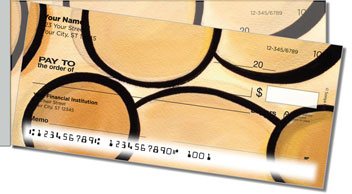 Pop Abstract Side Tear Personalized Checks