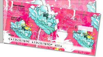 Breezy Blooms Side Tear Personalized Checks