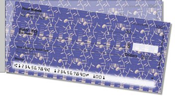 Jungle Print Side Tear Personalized Checks