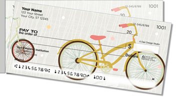Fun Bike Side Tear Personalized Checks