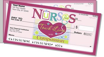 Linn Nurse Side Tear Personalized Checks