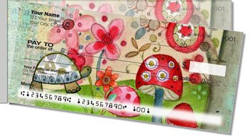 Zipkin Tree of Life Side Tear Personalized Checks