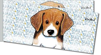 Beagle Side Tear Personalized Checks