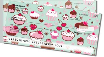 Cupcake Shoppe Side Tear Personalized Checks