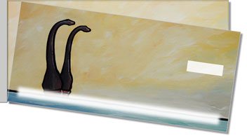 Pacific Dinosaur Side Tear Personalized Checks