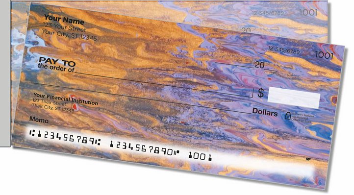 Dixon Abstract Side Tear Personal Checks