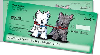 Terrier Friends 2 Side Tear Checks