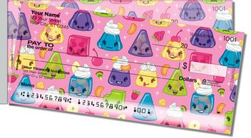 Cute Jello Side Tear Personalized Checks