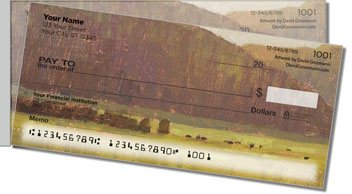 Pastoral Side Tear Personalized Checks