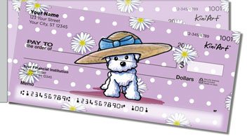 Bichon Frise Girls Side Tear Checks