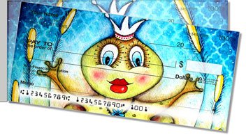 Curious Critters Side Tear Personalized Checks