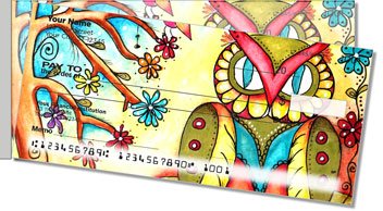 In the Garden Side Tear Personalized Checks