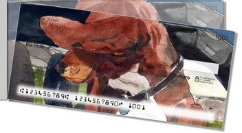 Car Canines Side Tear Personalized Checks
