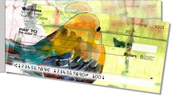 Mixed Media Birds Side Tear Checks