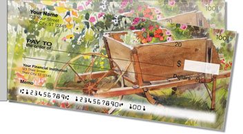 Spring Time Side Tear Personalized Checks