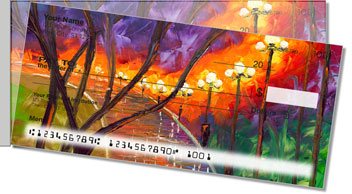 Wanderlust Side Tear Personalized Checks