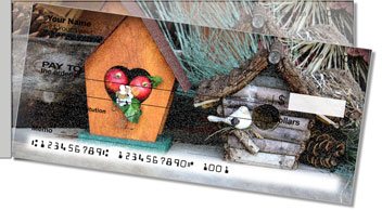 Country Birdhouse Side Tear Checks