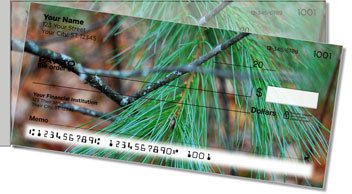 Pine Tree Side Tear Personalized Checks