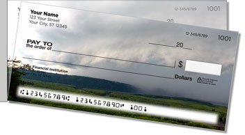 Summer Storm Side Tear Personalized Checks