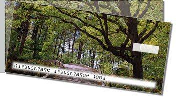 Nature Trail Side Tear Personalized Checks