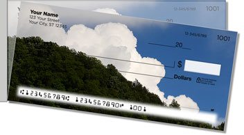 Quiet Cloud Side Tear Personalized Checks