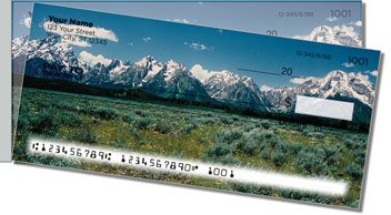 Snowcapped Mountain Side Tear Checks