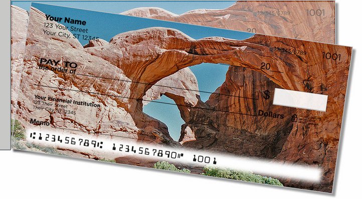 Natural Arch Side Tear Personal Checks