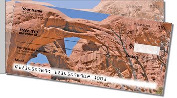 Natural Arch Side Tear Personalized Checks
