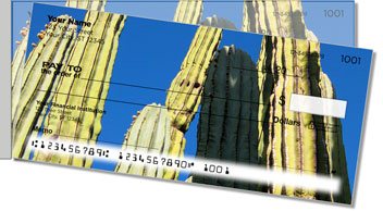Cactus Side Tear Personalized Checks