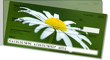 White Flower Side Tear Checks