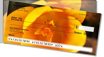 Yellow Flower Side Tear Checks