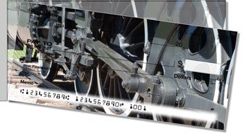 Classic Train Side Tear Personalized Checks