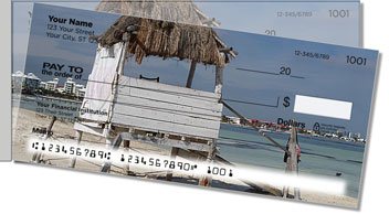 Caribbean Beach Side Tear Personalized Checks
